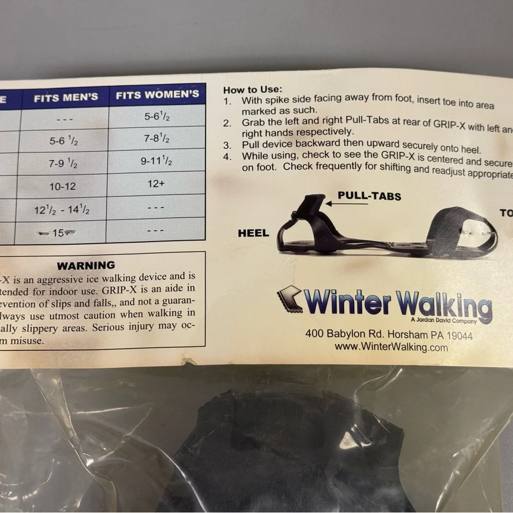 Winter Walking Grip-X Ice Cleats